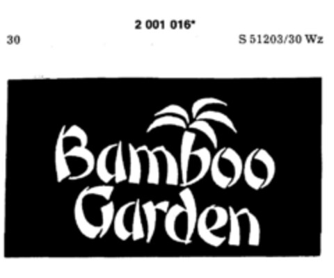 Bamboo Garden Logo (DPMA, 15.11.1990)