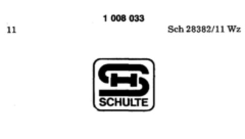 SCHULTE Logo (DPMA, 01.03.1980)