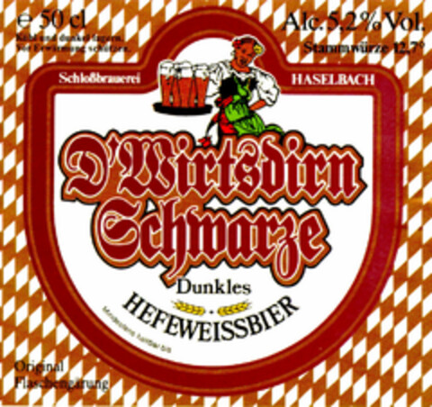 D`Wirtsdirn Schwarze Logo (DPMA, 27.05.1992)