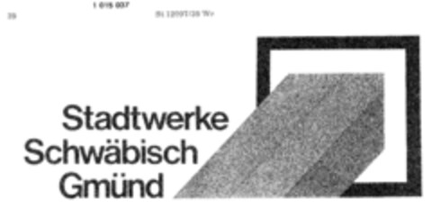 Stadtwerke Schwäbisch Gmünd Logo (DPMA, 24.09.1979)