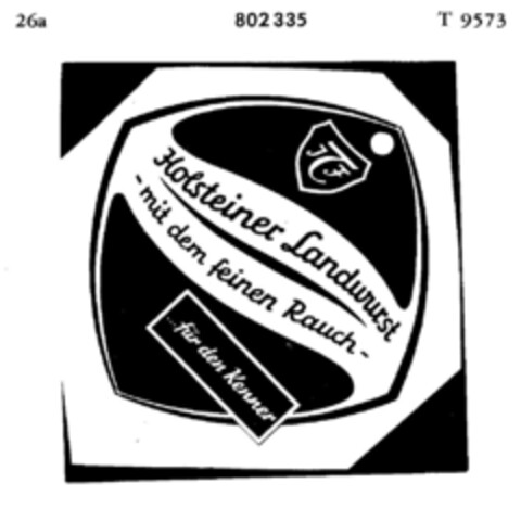 Holsteiner Landwurst -mit dem feinen Rauch- Logo (DPMA, 26.03.1964)