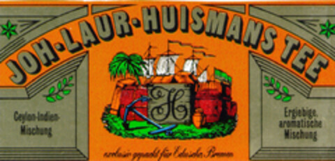 JOH·LAUR·HUISMANS TEE Logo (DPMA, 23.06.1970)