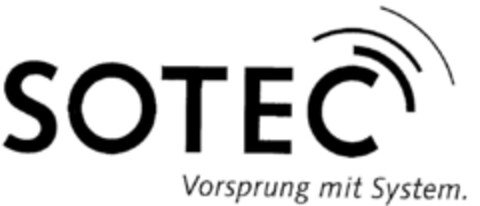 SOTEC Vorsprung mit System. Logo (DPMA, 07.07.2001)