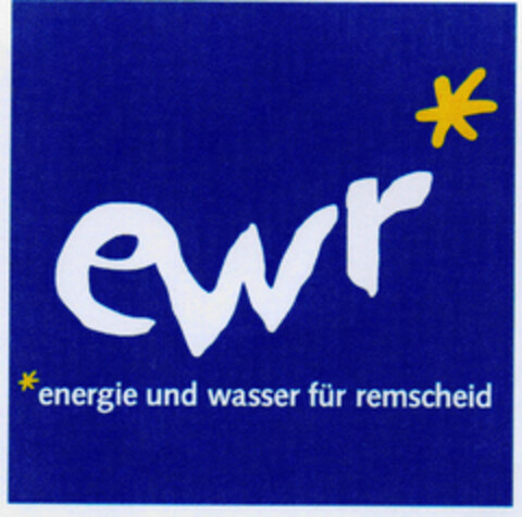 ewr energie und wasser für remscheid Logo (DPMA, 09/10/2001)