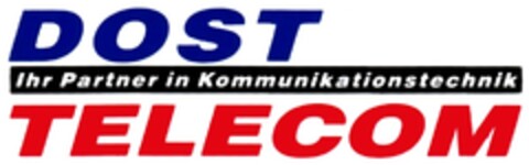 DOST Ihr Partner für kommunikationstechnik TELECOM Logo (DPMA, 29.02.2012)