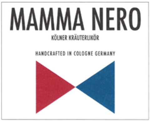 MAMMA NERO KÖLNER KRÄUTERLIKÖR HANDCRAFTED IN COLOGNE GERMANY Logo (DPMA, 12.07.2013)