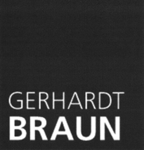 GERHARDT BRAUN Logo (DPMA, 04/08/2015)