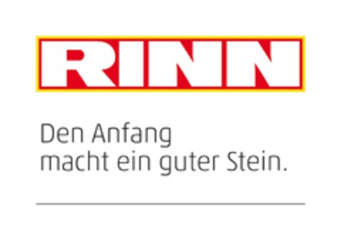 RINN Den Anfang macht ein guter Stein. Logo (DPMA, 06.02.2018)