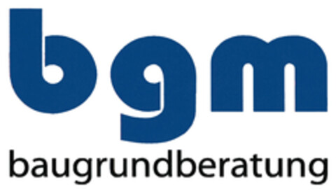 bgm baugrundberatung Logo (DPMA, 17.05.2019)