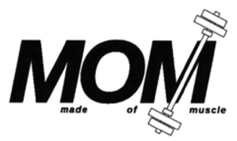 MOM made of muscle Logo (DPMA, 13.12.2019)