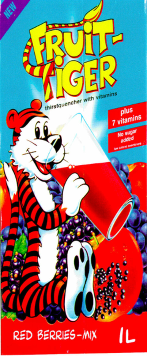 NEW FRUIT-TIGER Logo (DPMA, 20.10.1998)
