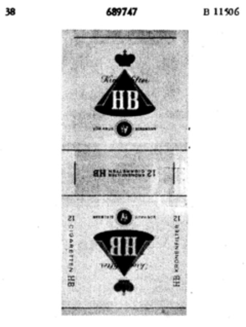 KRONENFILTER HB Logo (DPMA, 02/18/1955)