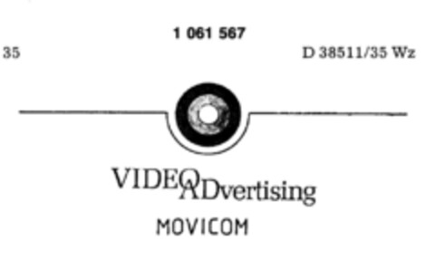 VIDEO ADvertising MOVIKOM Logo (DPMA, 30.04.1983)