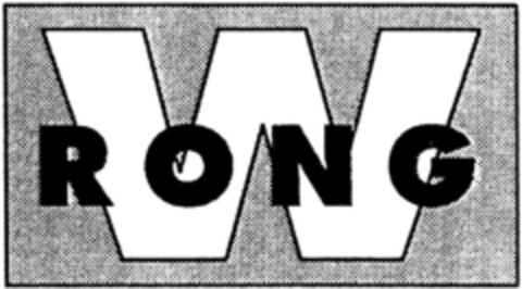 W RONG Logo (DPMA, 17.09.1992)