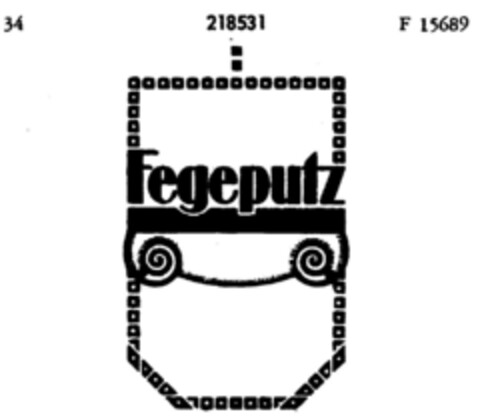 Fegeputz Logo (DPMA, 29.11.1916)