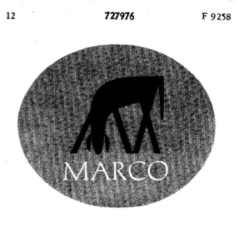 MARCO Logo (DPMA, 08.11.1958)