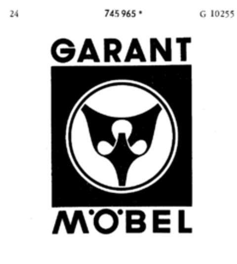 GARANT MÖBEL Logo (DPMA, 25.11.1960)