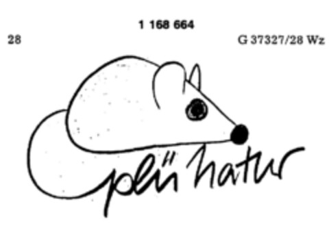 plü Natur Logo (DPMA, 11.10.1989)