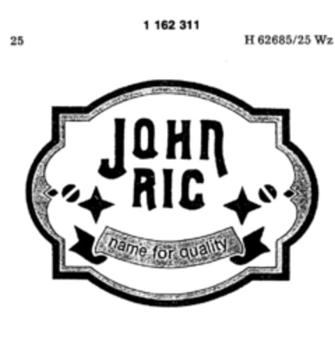 JOHN RIC Logo (DPMA, 04.12.1989)