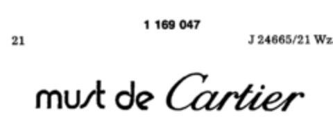 must de Cartier Logo (DPMA, 19.12.1989)