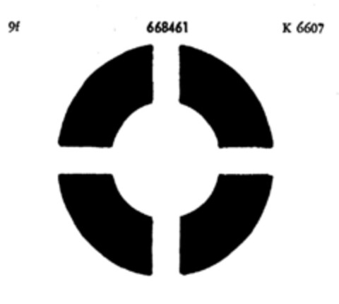 668461 Logo (DPMA, 16.06.1953)