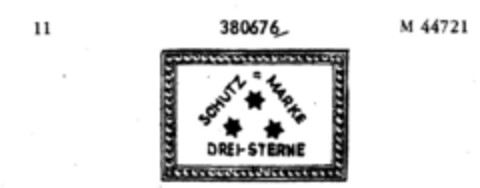 DREI-STERNE Logo (DPMA, 24.06.1927)