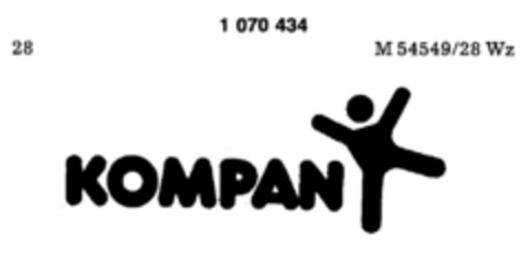 KOMPAN Logo (DPMA, 28.03.1984)