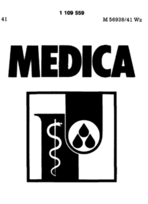 MEDICA Logo (DPMA, 13.07.1985)
