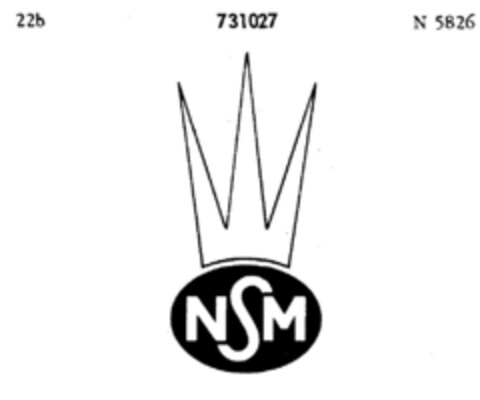 NSM Logo (DPMA, 27.09.1958)