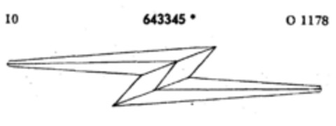 643345 Logo (DPMA, 02.07.1953)