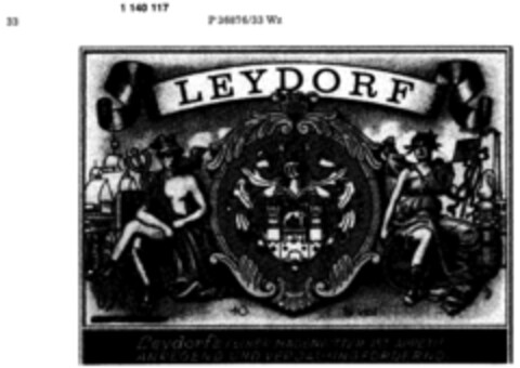 LEYDORF Logo (DPMA, 17.08.1988)