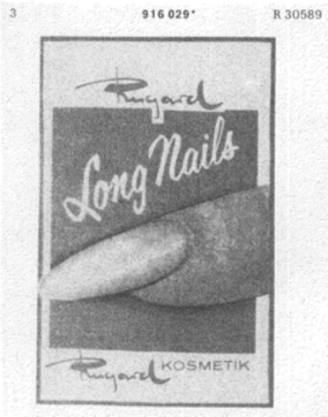 Long Nails Rugard KOSMETIK Logo (DPMA, 10/11/1973)