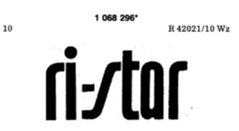 ri-star Logo (DPMA, 05/28/1984)