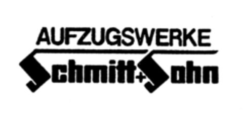 AUFZUGSWERKE Schmitt + Sohn Logo (DPMA, 28.05.1971)