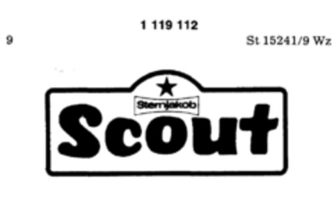 Sternjakob Scout Logo (DPMA, 28.07.1987)