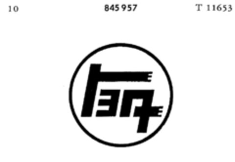 845957 Logo (DPMA, 20.12.1966)