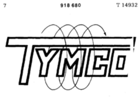 TYMCO Logo (DPMA, 05/04/1972)