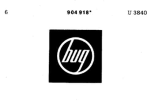 bug Logo (DPMA, 08.11.1972)