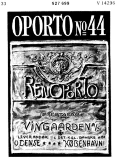 OPORTO NO 44 RENOPORTO Logo (DPMA, 16.04.1974)