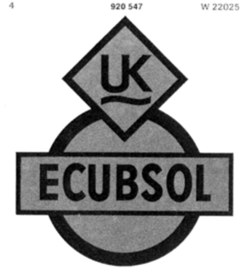 ECUBSOL Logo (DPMA, 01/16/1970)