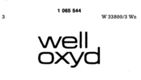 well oxyd Logo (DPMA, 07.01.1984)