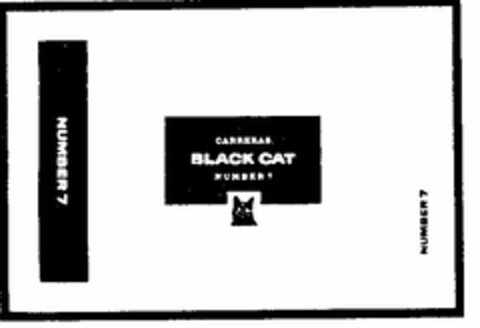 BLACK CAT NUMBER 7 Logo (DPMA, 02.04.1962)