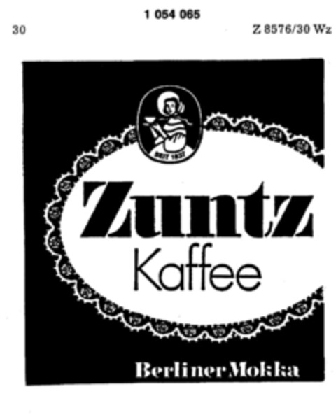 Zuntz Kaffee Berliner Mokka Logo (DPMA, 13.01.1983)