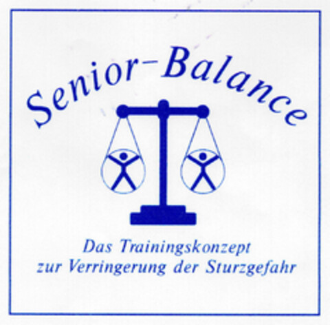 Senior-Balance Das Trainingskonzept zur Verringerung der Sturzgefahr Logo (DPMA, 14.09.2000)