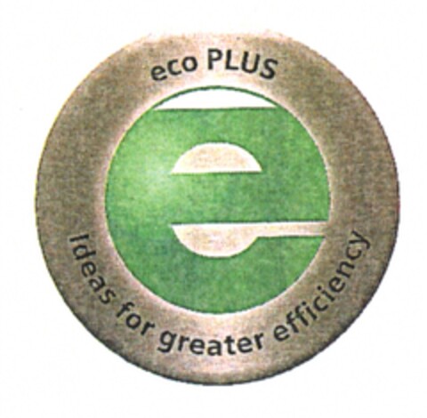 eco PLUS Ideas for greater efficiency Logo (DPMA, 20.05.2009)
