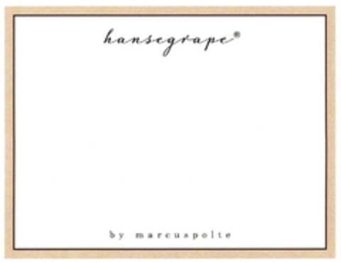 hansegrape by marcuspolte Logo (DPMA, 02.08.2012)