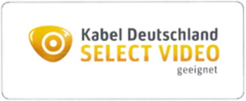 Kabel Deutschland SELECT VIDEO geeignet Logo (DPMA, 01.08.2012)