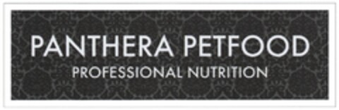 PANTHERA PETFOOD PROFESSIONAL NUTRITION Logo (DPMA, 02/20/2013)