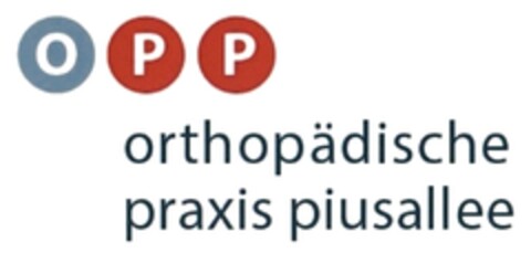 OPP orthopädische praxis piusallee Logo (DPMA, 22.07.2015)