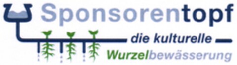 Sponsorentopf die kulturelle Wurzelbewässerung Logo (DPMA, 04/27/2007)